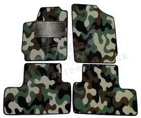 Autokoberce velúrové Army style