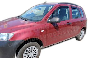 HEKO | Deflektory / ofuky okien pre Mazda 2 I 5D 2003-2007 4ks predne+zadne
