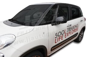HEKO | Deflektory / ofuky okien pre Fiat 500L 5D 2012-2017 4ks predne+zadne