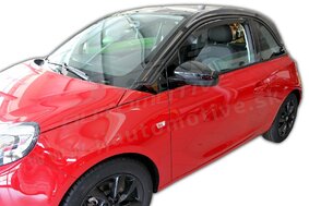 HEKO | Deflektory / ofuky okien pre Opel Adam 3D 2013-2019 2ks predne