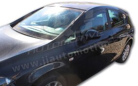 HEKO | Deflektory / ofuky okien pre Seat Leon II 5D 2006-2012 4ks predne+zadne