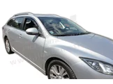 HEKO | Deflektory / ofuky okien pre Mazda 6 II GH 5D HTB 2007-2013 4ks predne+zadne