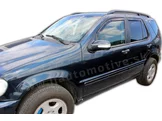HEKO | Deflektory / ofuky okien pre Mercedes-Benz ML W163 (320) 5D 1998-2004 4ks predne+zadne