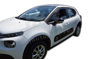 HEKO | Deflektory / ofuky okien pre Citroen C3 III 5D 2016-2023 4ks predne+zadne