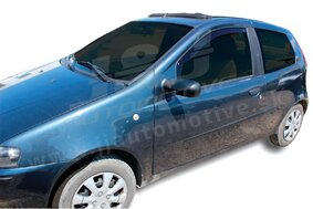 HEKO | Deflektory / ofuky okien pre Fiat Punto II, III 3D 1999-2018 2ks predne