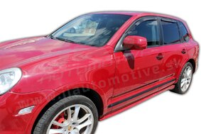 HEKO | Deflektory / ofuky okien pre Porsche Cayenne I 5D 2002-2010 4ks predne+zadne
