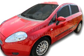 HEKO | Deflektory / ofuky okien pre Fiat Punto Evo 5D 2006-vyššie 4ks predne+zadne