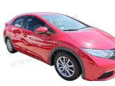 HEKO | Deflektory / ofuky okien pre Honda Civic 5D HTB 2012-2016 4ks predne+zadne