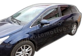HEKO | Deflektory / ofuky okien pre Toyota Avensis T27 5D KOMBI 2009-vyššie 4ks predne+zadne