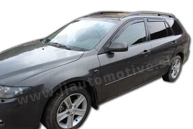 HEKO | Deflektory / ofuky okien pre Mazda 6 I GY 5D KOMBI 2002-2007 4ks predne+zadne