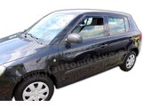 HEKO | Deflektory / ofuky okien pre Skoda Fabia II 5D HTB 2007-2014 4ks predne+zadne