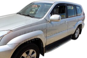 HEKO | Deflektory / ofuky okien pre Toyota Land Cruiser 120 5D 2003-2008 4ks predne+zadne