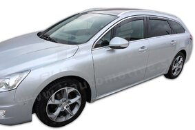 HEKO | Deflektory / ofuky okien pre Peugeot 508 5D SW/KOMBI 2011-2017 4ks predne+zadne