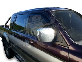 HEKO | Deflektory / ofuky okien pre Mitsubishi L200 5D 1999-2006 4ks predne+zadne