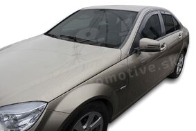HEKO | Deflektory / ofuky okien pre Mercedes-Benz C trieda W204 4D SEDAN 2007-2014 4ks predne+zadne