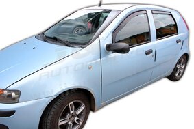 HEKO | Deflektory / ofuky okien pre Fiat Punto II, III 5D 1999-2018 4ks predne+zadne