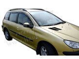 HEKO | Deflektory / ofuky okien pre Peugeot 206 5D KOMBI 1998-2005 4ks predne+zadne