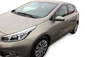 HEKO | Deflektory / ofuky okien pre Kia Cee‘d II 5D 2012-2018 4ks predne+zadne