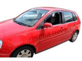 HEKO | Deflektory / ofuky okien pre Volkswagen Polo IV 5D 2002-2008 4ks predne+zadne