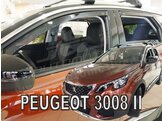 HEKO | Deflektory / ofuky okien pre Peugeot 3008 5D 2017-2024 4ks predne+zadne