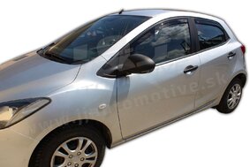 HEKO | Deflektory / ofuky okien pre Mazda 2 III 5D 2009-2014 4ks predne+zadne