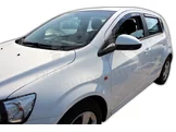 HEKO | Deflektory / ofuky okien pre Chevrolet Aveo II 5D HTB 2011-2016 4ks predne+zadne