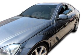 HEKO | Deflektory / ofuky okien pre Mercedes-Benz C trieda W204 3D COupE 2006-vyššie 2ks predne