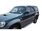HEKO | Deflektory / ofuky okien pre Hyundai Terracan 5D 2001-2007 4ks predne+zadne