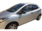 HEKO | Deflektory / ofuky okien pre Mazda 2 III 5D 2009-2014 4ks predne+zadne