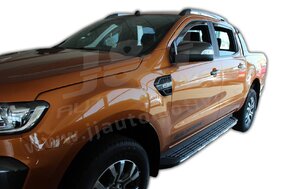 HEKO | Deflektory / ofuky okien pre Ford Ranger 4D 2012-2016 4ks predne+zadne