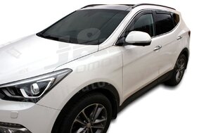 HEKO | Deflektory / ofuky okien pre Hyundai Santa Fe 5D 2012-vyššie 4ks predne+zadne