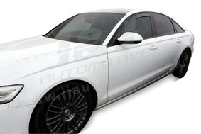 HEKO | Deflektory / ofuky okien pre Audi A6 C7 4D SEDAN 2011-vyššie 4ks predne+zadne