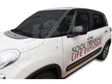 HEKO | Deflektory / ofuky okien pre Fiat 500L 5D 2012-2017 4ks predne+zadne