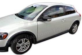 HEKO | Deflektory / ofuky okien pre Volvo C30 3D 2007-2013 2ks predne