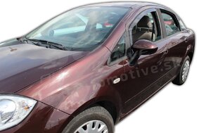 HEKO | Deflektory / ofuky okien pre Fiat Linea 4D 2007-vyššie 2ks predne