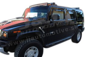 HEKO | Deflektory / ofuky okien pre Hummer H2 5D 2003-2008 4ks predne+zadne