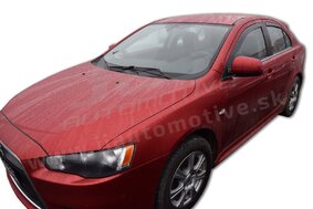 HEKO | Deflektory / ofuky okien pre Mitsubishi Lancer 4D SEDAN 2007-vyššie 4ks predne+zadne