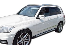 HEKO | Deflektory / ofuky okien pre Mercedes-Benz GLK 5D 2009-vyššie 2ks predne