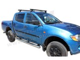 HEKO | Deflektory / ofuky okien pre Mitsubishi L200 4D 2006-2016 4ks predne+zadne