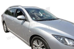 HEKO | Deflektory / ofuky okien pre Mazda 6 II GH 5D HTB 2007-2013 4ks predne+zadne