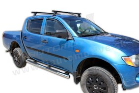 HEKO | Deflektory / ofuky okien pre Mitsubishi L200 4D 2006-2016 4ks predne+zadne
