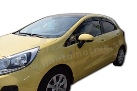 HEKO | Deflektory / ofuky okien pre Kia Rio III 5D HTB 2012-2017 4ks predne+zadne