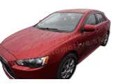 HEKO | Deflektory / ofuky okien pre Mitsubishi Lancer 4D SEDAN 2007-vyššie 4ks predne+zadne