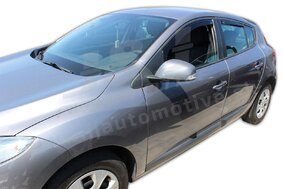 HEKO | Deflektory / ofuky okien pre Renault Megane III 5D HTB 2008-2016 4ks predne+zadne
