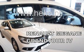 HEKO | Deflektory / ofuky okien pre Renault Megane IV 5D GRANDTOUR 2016-vyššie 4ks predne+zadne