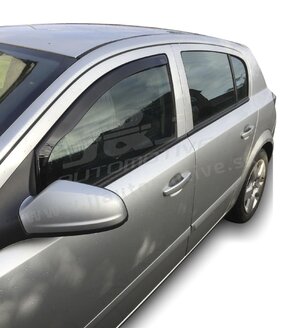 HEKO | Deflektory / ofuky okien pre Opel Astra H III 5D HTB 2004-2014 4ks predne+zadne