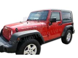 HEKO | Deflektory / ofuky okien pre Jeep Wrangler JK 3/5D 2007-2018 2ks predne
