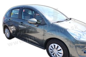 HEKO | Deflektory / ofuky okien pre Citroen C3 5D 2010-vyššie 4ks predne+zadne