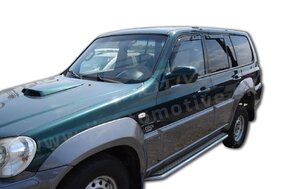 HEKO | Deflektory / ofuky okien pre Hyundai Terracan 5D 2001-2007 4ks predne+zadne