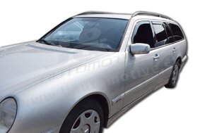 HEKO | Deflektory / ofuky okien pre Mercedes-Benz E trieda W210 5D KOMBI 1995-2002 4ks predne+zadne